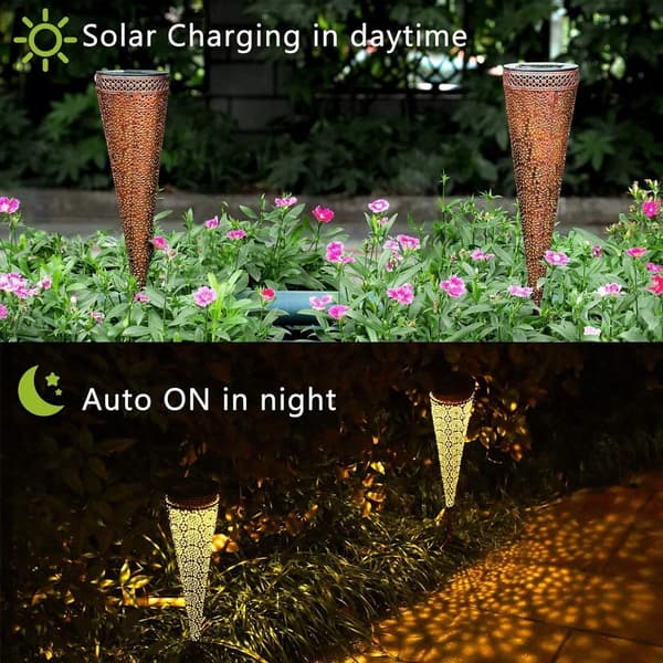 Solcellelamper til hagen, solcellelamper til hageganger, solcellelamper, lykter KLB