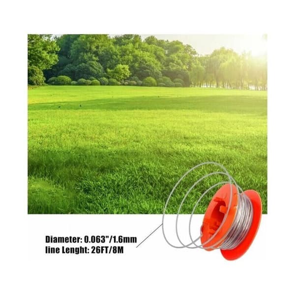 Bosch Art 23 26 30 Easytrim & Combitrim Trimmer Spool, 8M x 1.6mm, F016800175 (3 Spools + 1 Cap)