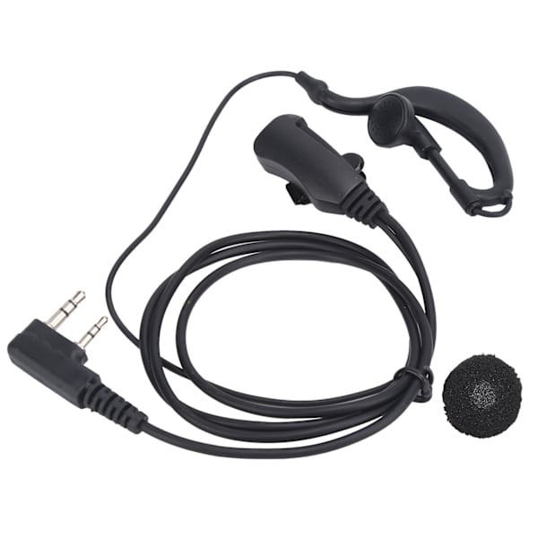 Walkie Talkie-öronsnäcka K Huvudheadsetklämma Hörlurar för BAOFENG UV3R PLUS UV5R UV5RA UV5RB UV5RD