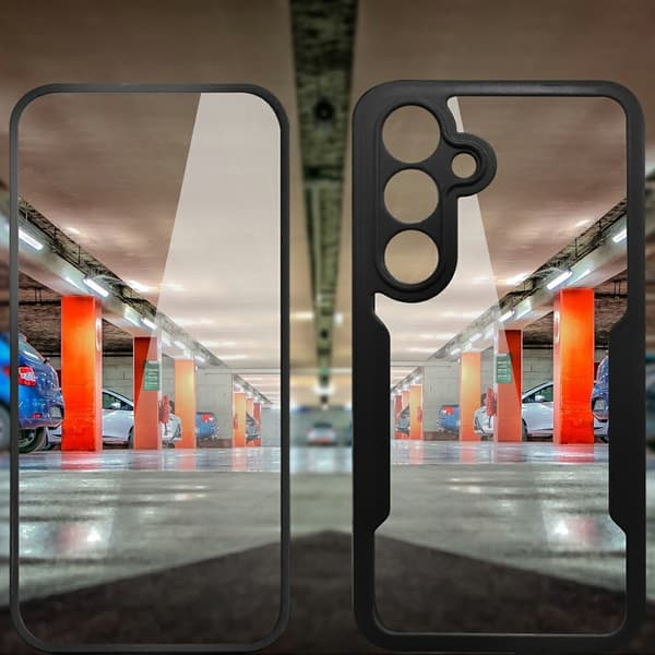 Kompatibel med Samsung S25 FE 360 TPU Cover Sort Svart black