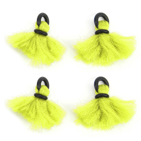 4 stk. Fiskefluestøvsnor Strike Indicators Drift Hook Positionering Flydere Bobbers Fluorescerende Gul