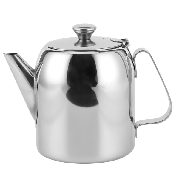 Kaffekanne tekanne i rustfritt stål vannkoker med kaldt vann, kort tut for hotellrestaurant 32 oz (ca. 850 ml) /