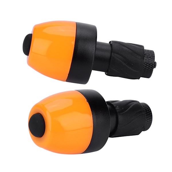 Cykelstyr-End LED Blinklys - Sikkerhedsadvarselslamper (1 Par)