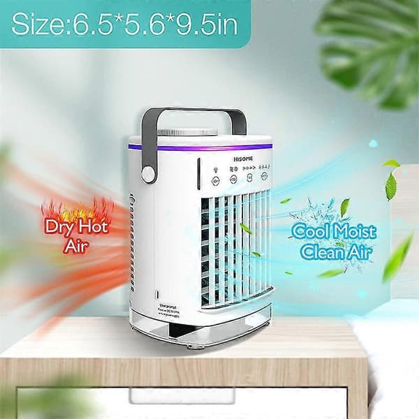 Mini Airconditioner Luftkøler Ventilator Vandkøleventilator Aircondition Til Rum Kontor Mobil Bærbar Aircondition Til Biler