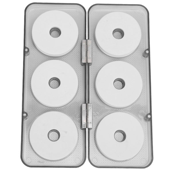 6 stk Fiske Plast Skum Spole Fiske Line Lagring Lokke Rig Holder Organizer Tilbehør
