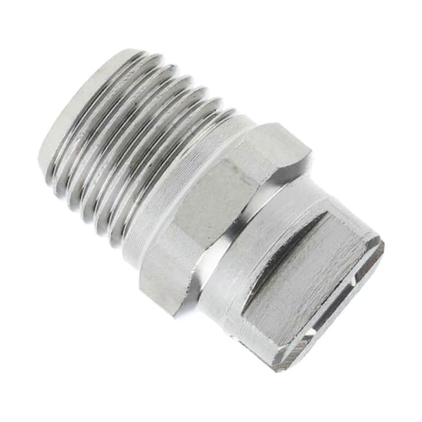 1/8' platt sprutmunstycke Anslut 65 grader Kompatibel med högtryckstvätt 0.91mm