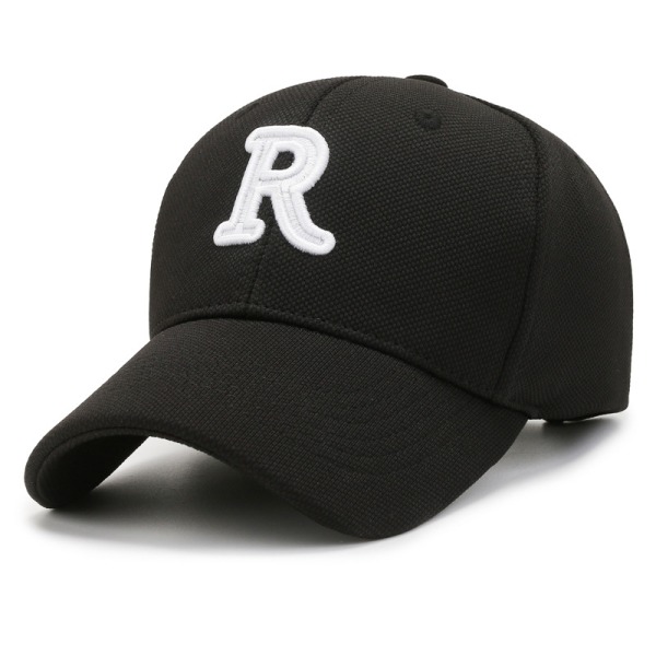 Cap Motorcykelridning Riddare Sportkeps Cap Snapback-hatt Bekväm bomullslok svart