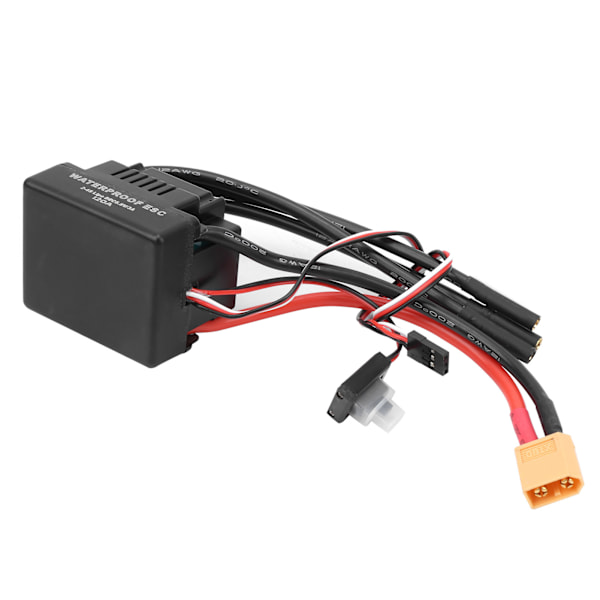 120A Vedenkestävä Harjaton ESC Elektroninen Nopeussäädin Tarvike Sopii 1/8 RC Autolle XT60 Liittimellä