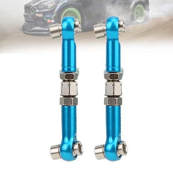 RC Styringslenkerstang Foran Bak Servo Lenker for HPI RS4 Sport 3 1/10 Oppgraderingstilbehør Blå 113696B