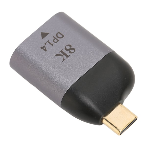 USB C - näyttöportti -sovitin 8K 60 Hz korkean resoluution kompakti kannettava USB C - DP -sovitin Windows PC:lle ++