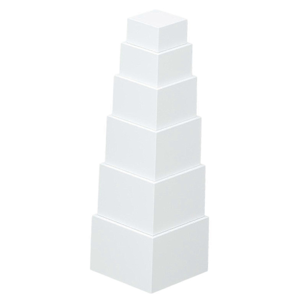 【BEMS】Madudstillingsstander, Display Riser Opbevaringsboks, Stabelbar Buffet Riser, Mad 6Pcs
