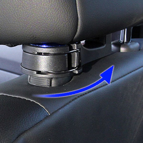 Istuinten koukku Näkymätön design-puhelinpidike Kestävä monipuolinen auton istuimen selkäkoukku kotiin, autoon, toimistoon Sininen