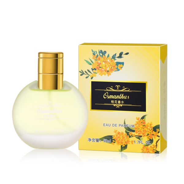 50ml Toilette Spray Langvarig Flower Duft Frosted Bottle Body Parfyme for Dame Osmanthus ++/