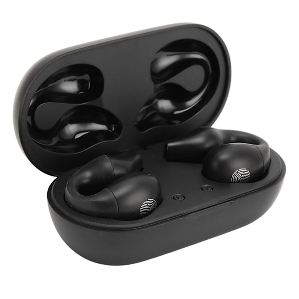 Bluetooth 5.3 Hörlurar HiFi Öronkrok Bluetooth Hörlurar med Digital Display för Arbete och Sport