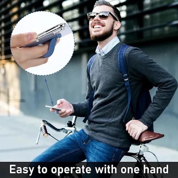 Ocean 5-pakning telefonløkke fingerholder, telefongrep finger Mo,A