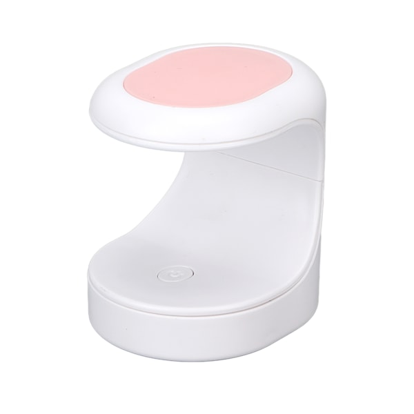 16 W Mini UV LED -kynsilamppu Kannettava nopeasti kuivuva kynsien geelikuivausrumpu yhdelle sormenkynnelle Pink++/