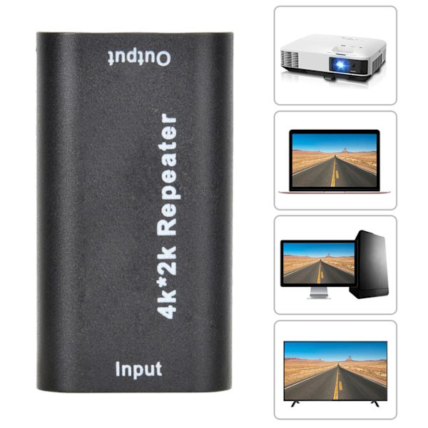 4K*2K HDTV-signalförstärkare 40M Repeater Adapter Hona till Hona