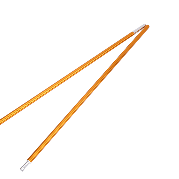 2 st/paket Tältstänger för utomhuscamping, vandring, resor, 12 sektioner, aluminiumlegering, 8,5 mm, 4,42 m