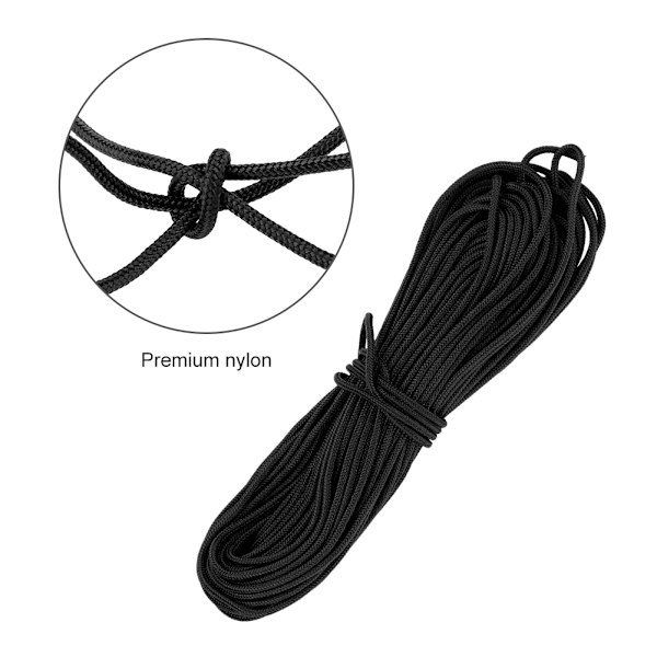 Pilbåge för sammansatt båge Nylon Nock Säker Släpp D-Loop Bågskyttetillbehör Svart