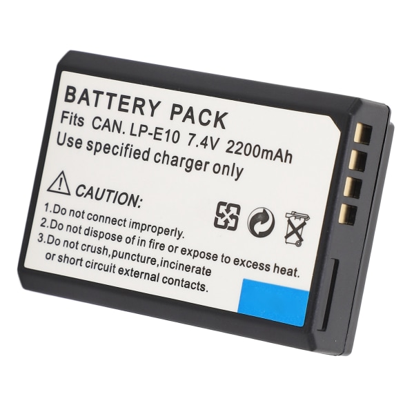 LP E10 Batteri Digitalkamera Batteri för EOS1300D 1100D 1200D 1300D 1500D 3000D 4000D för EOS Rebel T3 T5 Kiss X50 X70 X80 X90/