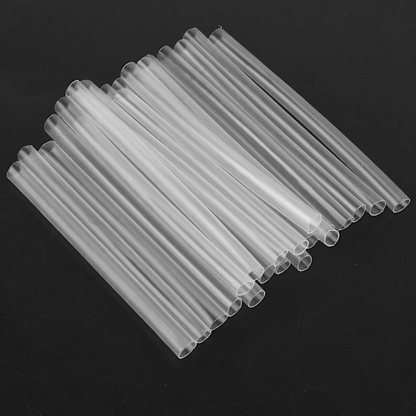 Fiskesmältbar krympslang 10cm EVA Linje Terminalhylsa Fisketillbehör (40 st 6mm)