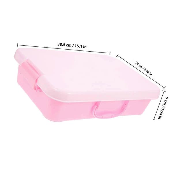 Sandlåda Barnleksak Bakgårdslek Bärbar Magmuskel Rosa Förvaring Hållbar 1-pack