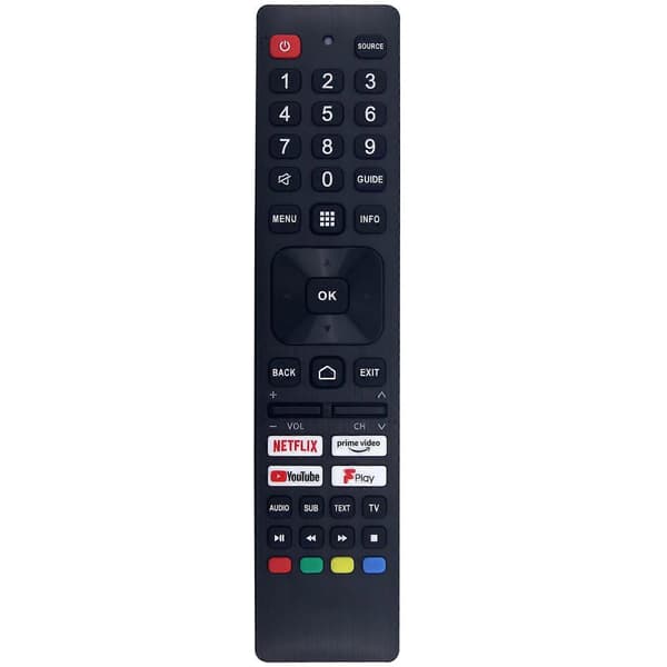 SHW/RMC/0137N Kompatibel med Sharp Aquos Smart Android TV-fjernkontroll T-C32FH2KF2AB