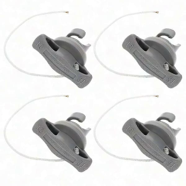 Paddleboard Ventilhætte 4 stk. Erstatning til Oppustelig SUP Kajak Båd Forseglingsudstyr[BEMS] Harmaa 5.00X3.50X3.50CM