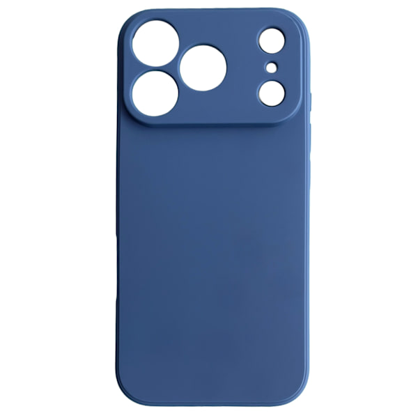 【BEMS】Silicone TPU Case for iPhone 17 Pro - Dark Blue Mörkblå Iphone 17 Pro
