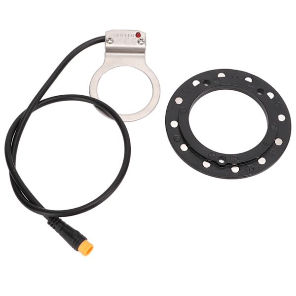 Højsensitiv Elcykel Assistancesensor med 12 Magneter og Dobbelt Hall-sensor - Pedaltilbehør til Elcykler med Stort Hul
