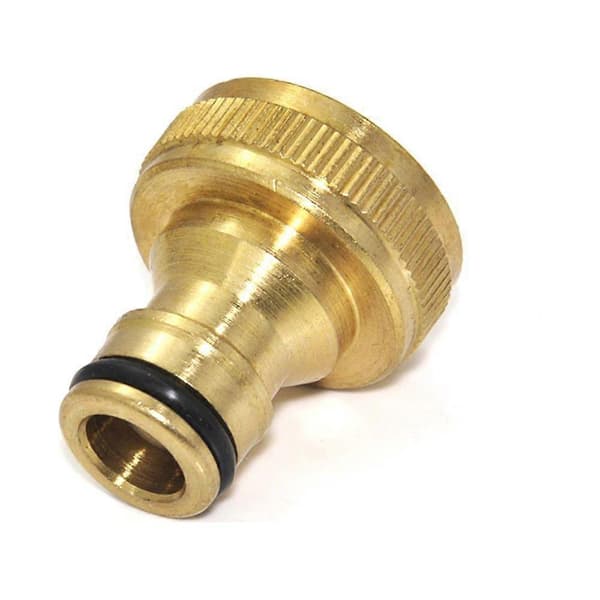 Messing G3/4 tommer universal havehane-kobling vandslangeadapter hurtigkobling