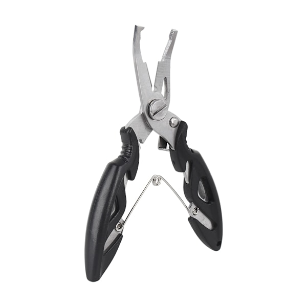 Fiskepliers, Split Ring-Sax, Trådlinjeskärare, Krokhållare, Tackle Bag Svart