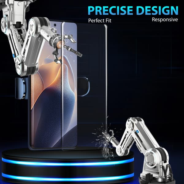 2-Pack Motorola Edge 60 Screen Protector & 1-Pack Lens Protector - Tempered Glass 9H - Super Quality 3D