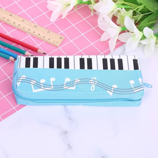 Pennfodral för piano och keyboard, pennväska med stor kapacitet