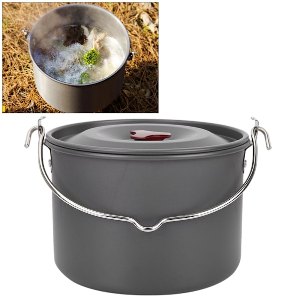 Hängande Kokkärl Campinggryta Enkelt Kokkärl för Utomhuscamping Vandring Matlagning