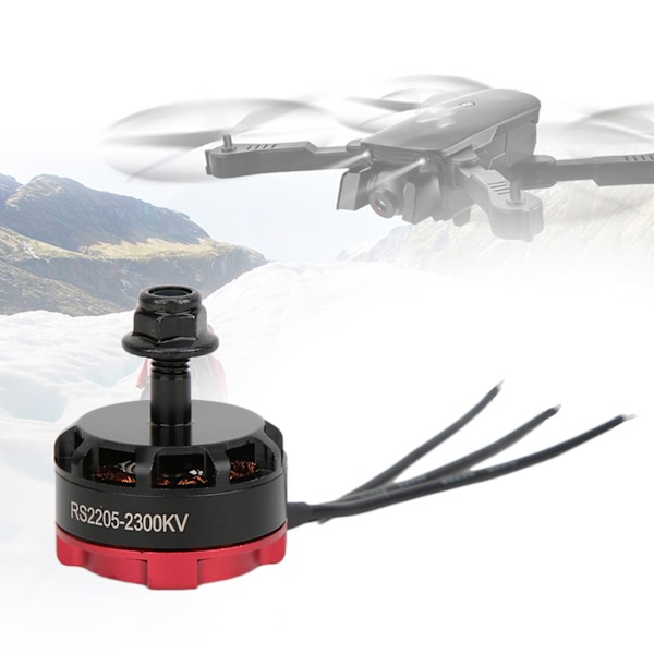 KSX3567 RS2205 2300KV 2205 CCW Børsteløs Motor Quad Drive Motor for FPV Racing Multicopter Rød