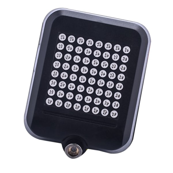 Cykelbaglygte LED Blinklys Fuld Intelligent Sensing Autobremse USB Genopladelige udendørs forsyninger Sort