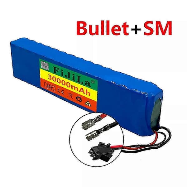 36v 30ah Högeffekts 10s3p Li-ion Multi Plug Batteripaket 350w 500w Multifunktion Js -2025-[BEMS] Bullet-SM