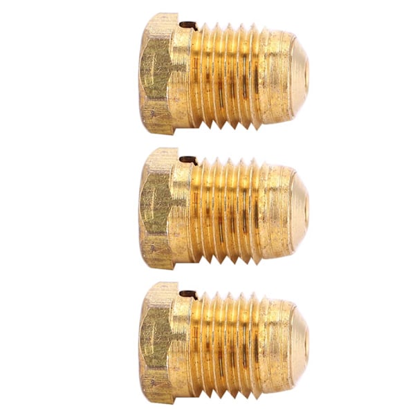 3 st 3K 3/8-24UNF 3000psi Enhetlig Koppar Burst Disk för Paintball Tank Regulator