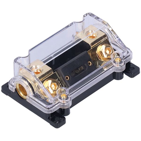 0/2/4 Gauge AWG sikringsholder 1 Ind 1 Ud In Line ANL Blok med 100 Amp sikring til bilbådslyd