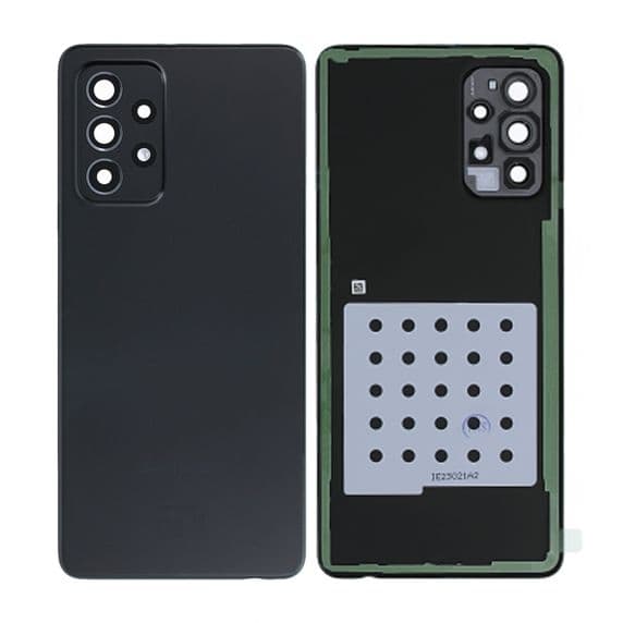 Kompatibel med Samsung Galaxy A72 Baksida med tejp Svart