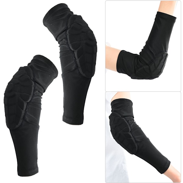 1 Par Børne Elastiske Arm Puder Albue Pads Beskyttelsesudstyr til Sport Basketball (XL)