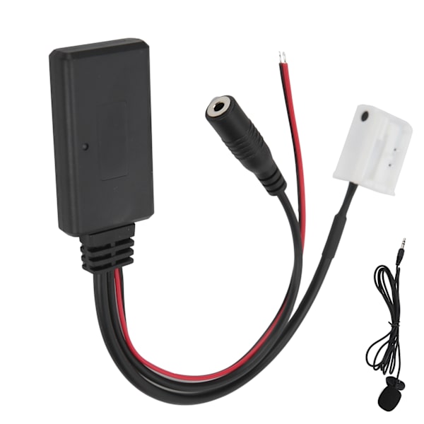 12-stifts Bluetooth AUX-IN-adapter med mikrofon Smartphone Handsfree samtal Passar för RCD210 RCD300 RCD310