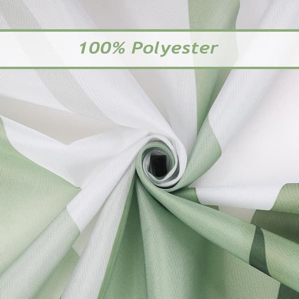 Duschdraperi med vågformad gradient – modern minimalistisk stil – 180×180 cm – vattentät och mögelresistent polyester – 12 krokar ingår Grön[BEMS]