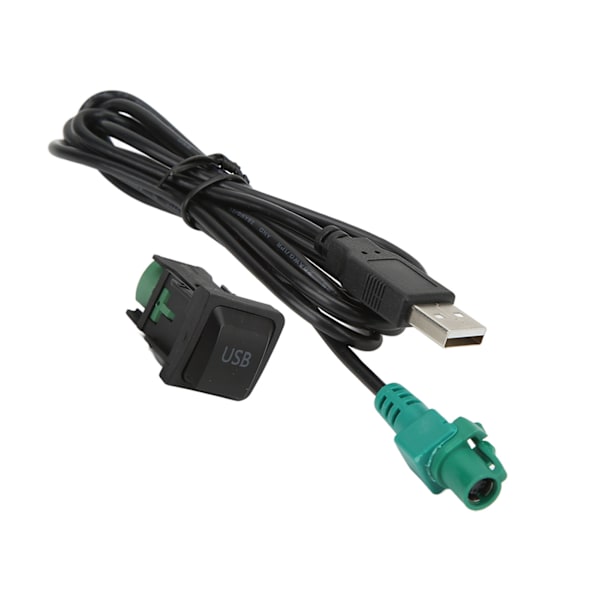 Bilradio USB-omkopplarpanel Kabeladapterenhet Ersättning för Octavia Fabia RCD510 RCD310