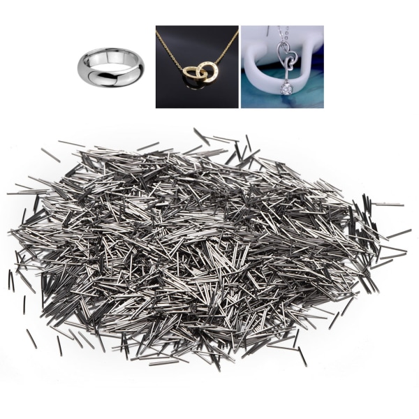 0,3 mm 100 g smykkepolerer i rustfritt stål Finishing Pin Polering Media Pins Magnetisk tumbler/