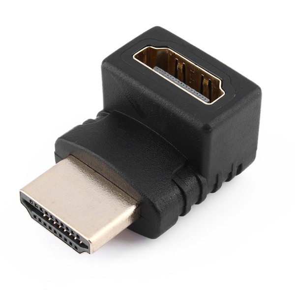 HDMI uros-HDMI naaras kaapelisovitin sovitin muunnin jatke 270 astetta kulma 0.0