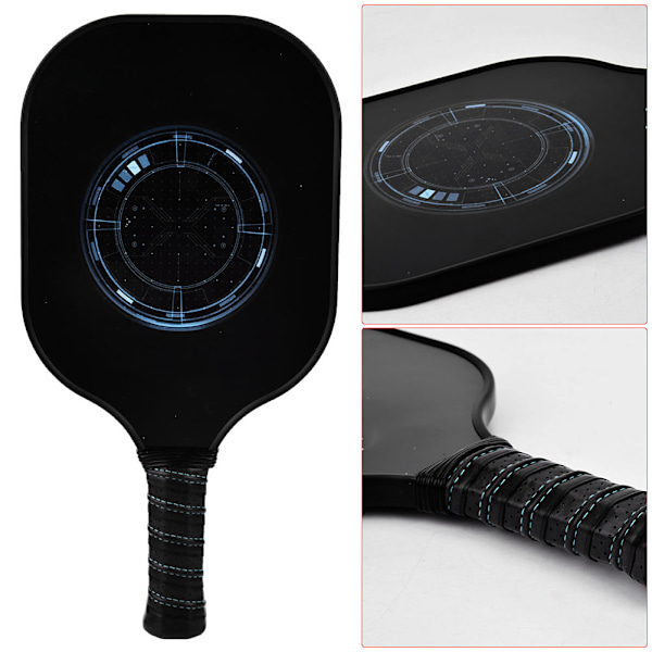 Bärbar Pickleball-Racket i Kolfiber för Utomhussporter, Träning och Optimal Bollkontroll
