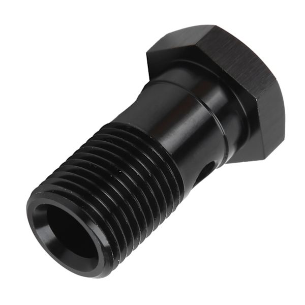 Aluminium Enkelt Banjo Bolt M16 x 1,5 mm Gevind 1,3 tommer Længde Sort Biltilbehør