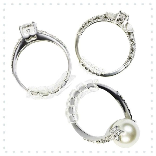 【BEMS】Cuttable Ring Adjusters - Reduce Ring Size 8-Pack transparent